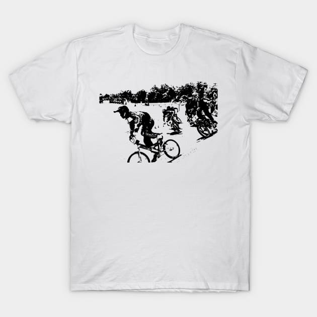 bmx T-Shirt by rickylabellevie